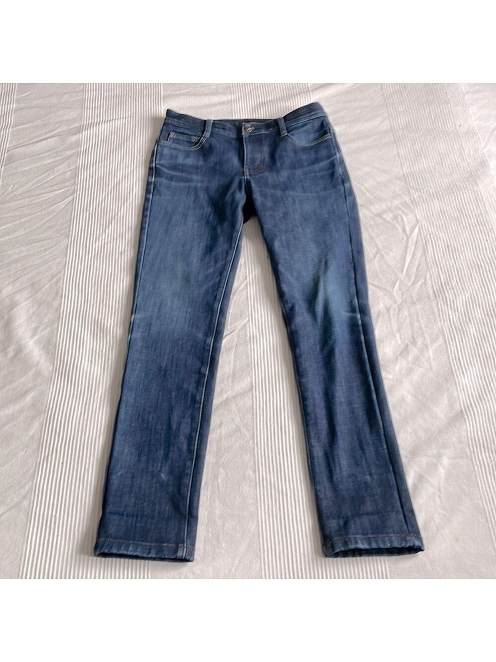 Peacebird Straight Leg High Rise Dark Wash Jeans Size 29
